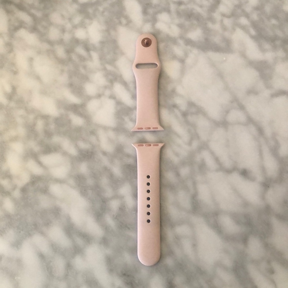 Apple Watch Sport Band—Pink Sand 38 mm